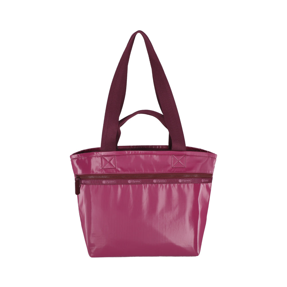 TWO HANDLE ZIP TOTE 兩用拉鍊托特包 - 閃耀莓紫