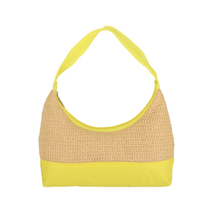 RAFFIA SHOULDER BAG 肩背包 - 拉菲報春黃