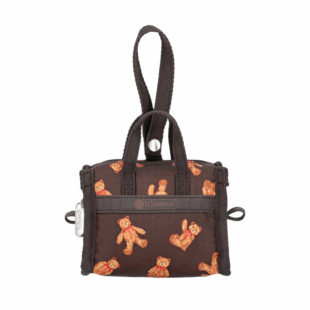 MICRO WEEKENDER CHARM 迷你旅行袋掛飾 - 泰迪熊樂園