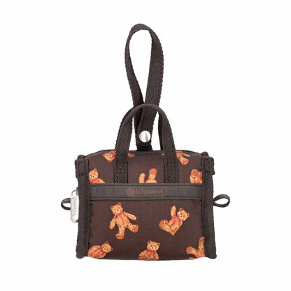 MICRO WEEKENDER CHARM 迷你旅行袋掛飾 - 泰迪熊樂園