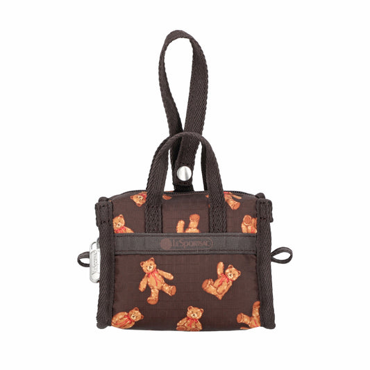 MICRO WEEKENDER CHARM 迷你旅行袋掛飾 - 泰迪熊樂園