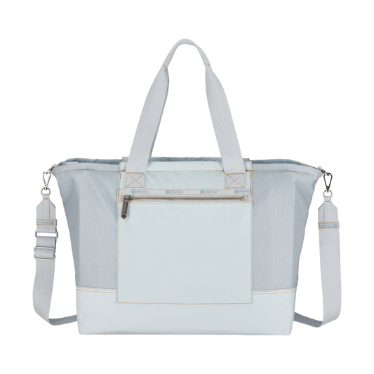 DENIM E/W TOTE 時尚托特包 - 水洗丹寧