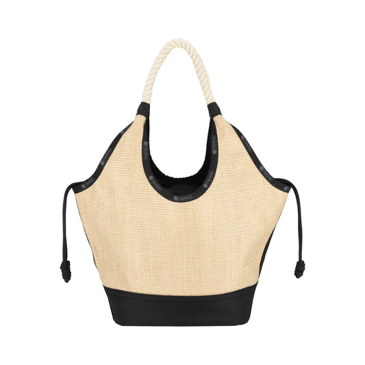 LG DIAMOND TOTE 大型菱格托特包 - 拉菲永恆黑