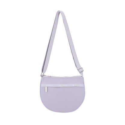 SMALL ROUND CROSSBODY 小型斜背包 - 柔霧紫