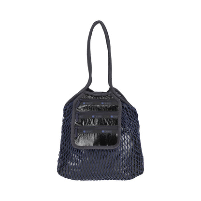 MED NET TOTE BAG 中型網狀肩背包 - 曜岩黑