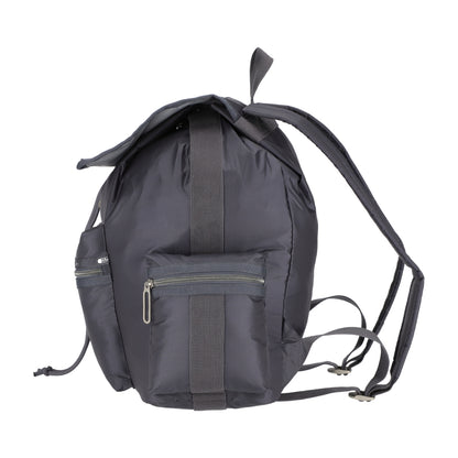 3 ZIP VOYAGER 側邊拉鍊後背包 - 夜影灰