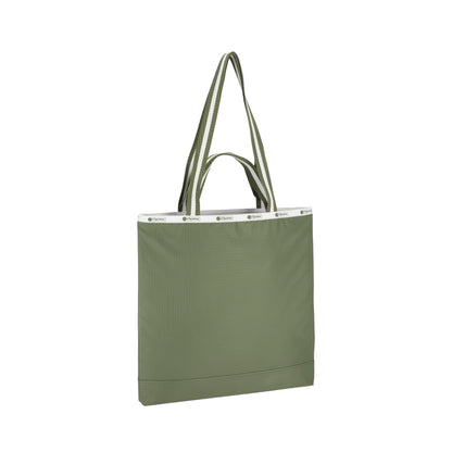 N/S CARRYALL TOTE 長型托特袋 - 滾邊橄欖綠
