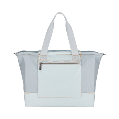 DENIM E/W TOTE 時尚托特包 - 水洗丹寧