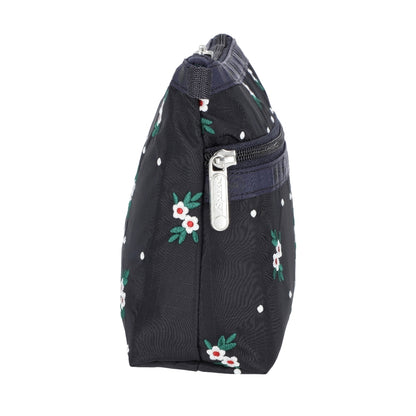 COSMETIC CLUTCH 雙層拉鍊化妝包 - 典雅花苑