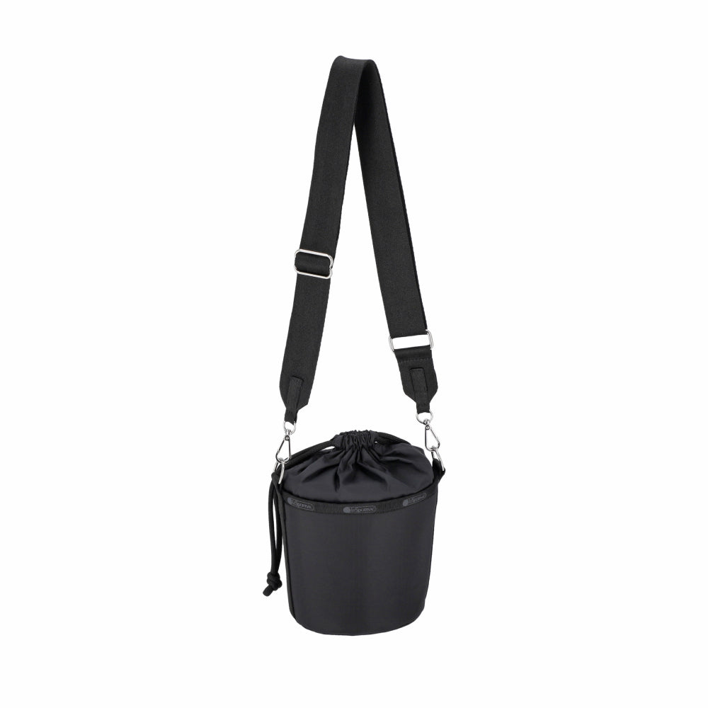 SM DRAWSTRING BUCKET 小型抽繩水桶斜背包 - 永恆黑