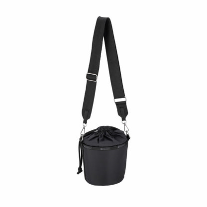 SM DRAWSTRING BUCKET 小型抽繩水桶斜背包 - 永恆黑