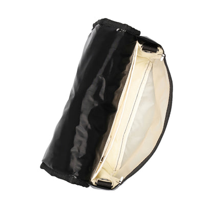 CONV WOVEN CLUTCH 兩用手拿肩背包 - 夜黑珠光