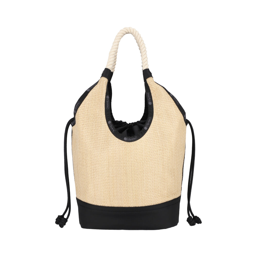 LG DIAMOND TOTE 大型菱格托特包 - 拉菲永恆黑