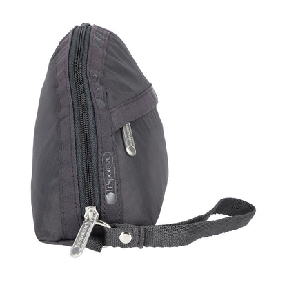 2-ZIP WRISTLET 雙拉鍊手拿包 - 夜幕灰