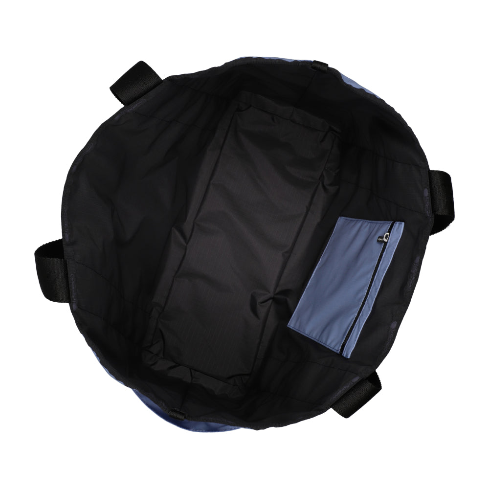 LG REVERSIBLE PKT TOTE 大型雙面托特包 - LOGO 雲霧藍 / 夜幕灰