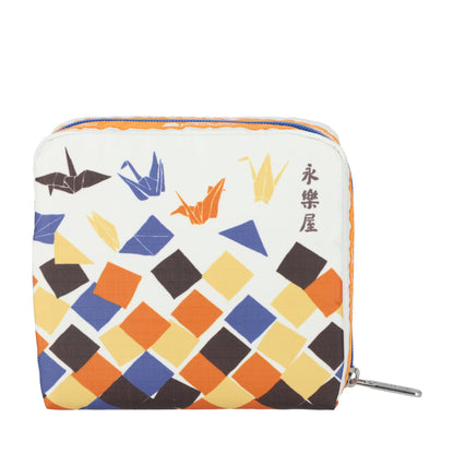 MEDIUM SQUARE COSMETIC 中方形化妝包 - 翔願之鶴
