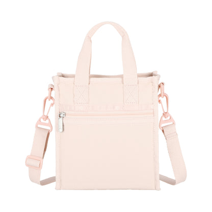 MINI N/S TOTE 迷你方型托特包 - 晨曦桃粉