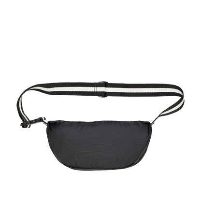 CONV SM SHOULDER BAG 小型半月包 - 滾邊夜幕黑