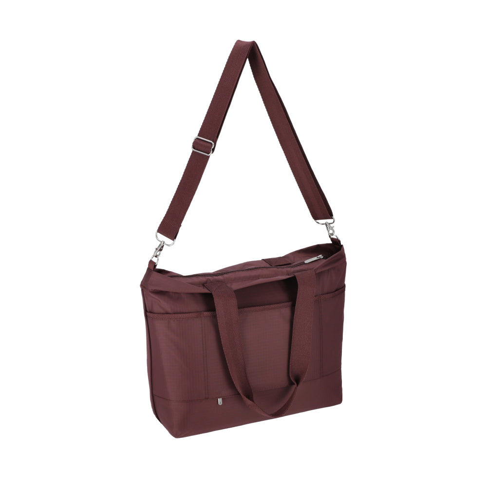 CARRYALL ZIP TOTE 大容量拉鍊托特包 - 深櫻紅