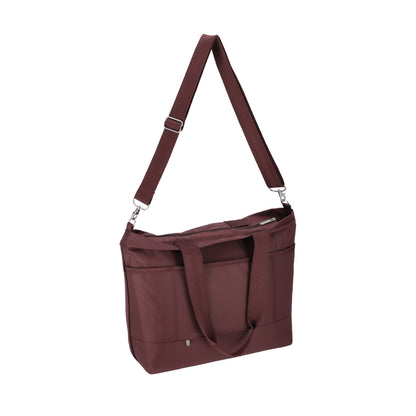 CARRYALL ZIP TOTE 大容量拉鍊托特包 - 深櫻紅
