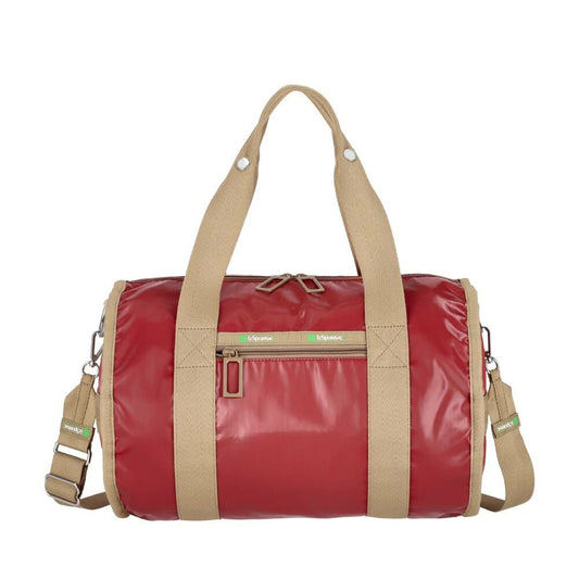 DUFFLE ROLL BAG 復古圓桶包 - 50周年亮酒紅