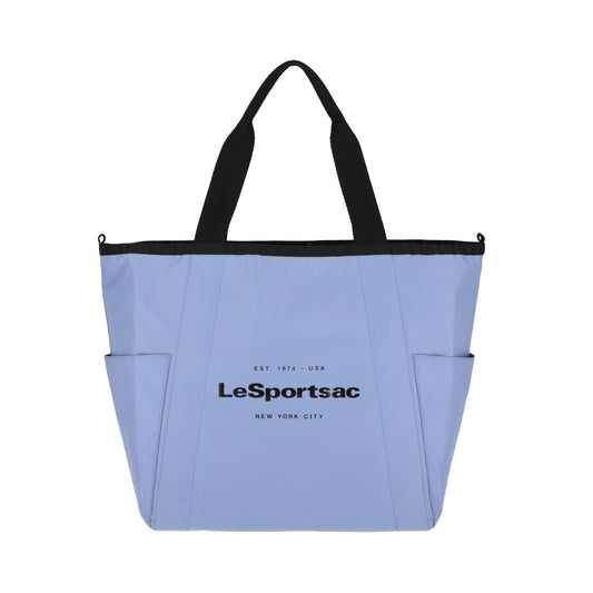 LG REVERSIBLE PKT TOTE 大型雙面托特包 - LOGO 雲霧藍 / 夜幕灰