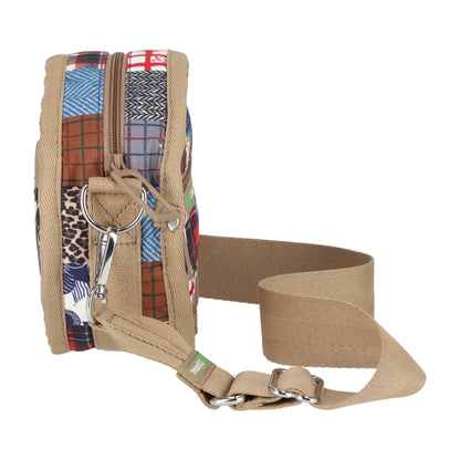 CIRCLE CROSSBODY 圓型肩背包 - 50周年懷舊拼布