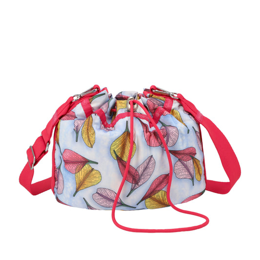 CONV DRAWSTRING XBODY 抽繩斜背包 - NYBG 夏日花瓣