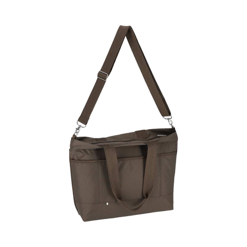 CARRYALL ZIP TOTE 大容量拉鍊托特包 - 摩卡棕