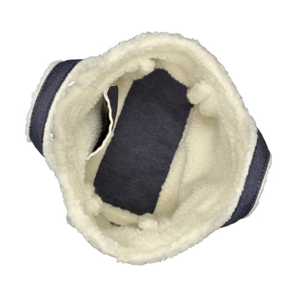 SMALL TWO WAY DENIM TOTE 小型兩用托特包 - 經典丹寧/羊羔絨