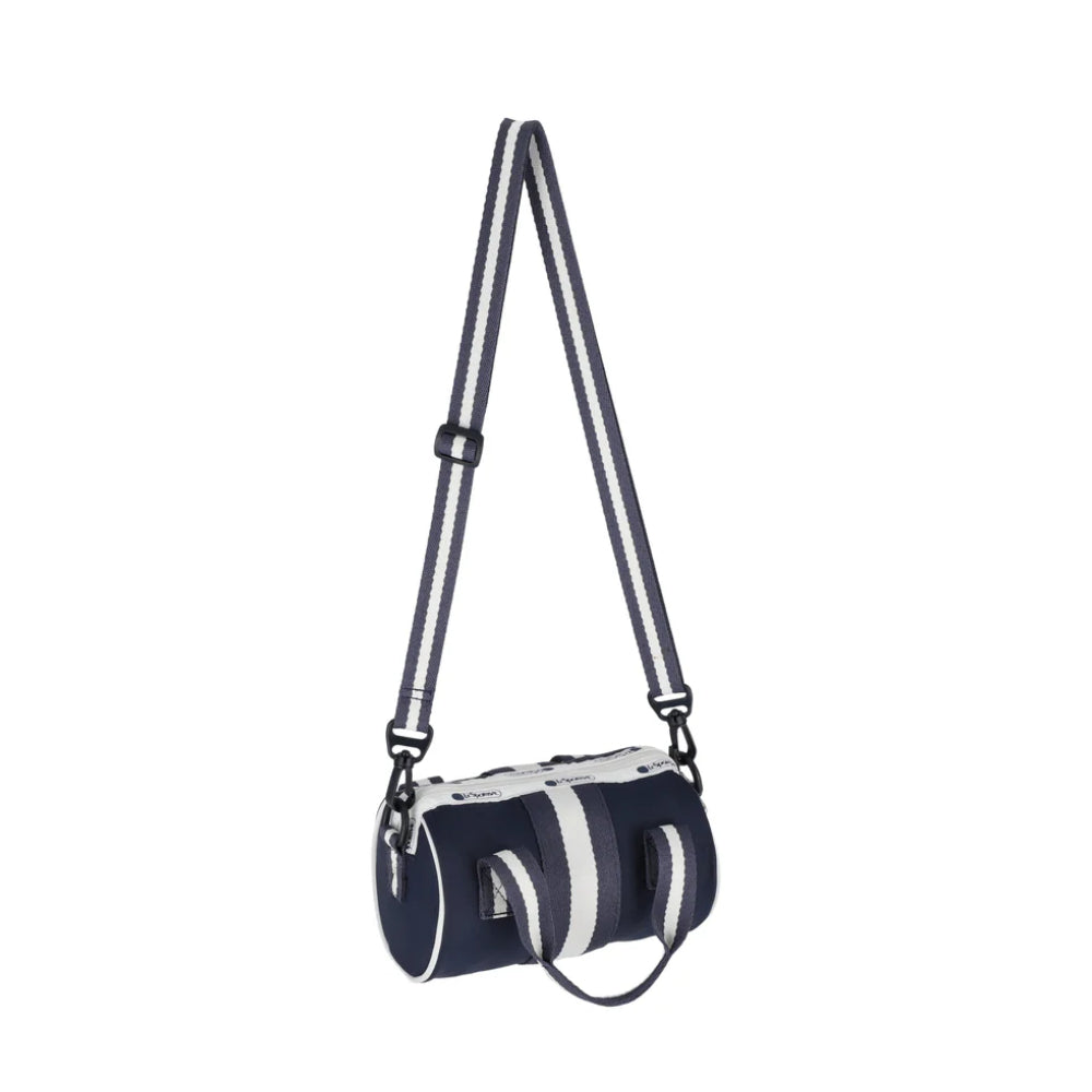 MINI ROLL BAG 迷你圓桶包 - 滾邊深海藍