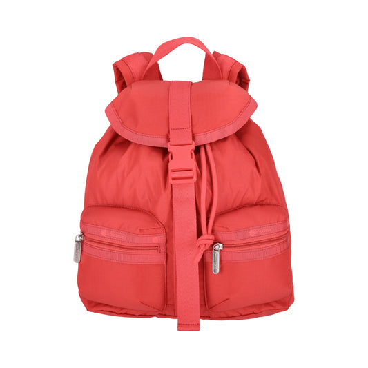 SMALL VOYAGER 小型掀蓋後背包 - 玫瑰紅