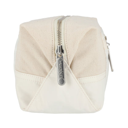 CANVAS DOPP KIT 帆布盥洗包 - 糖霜白