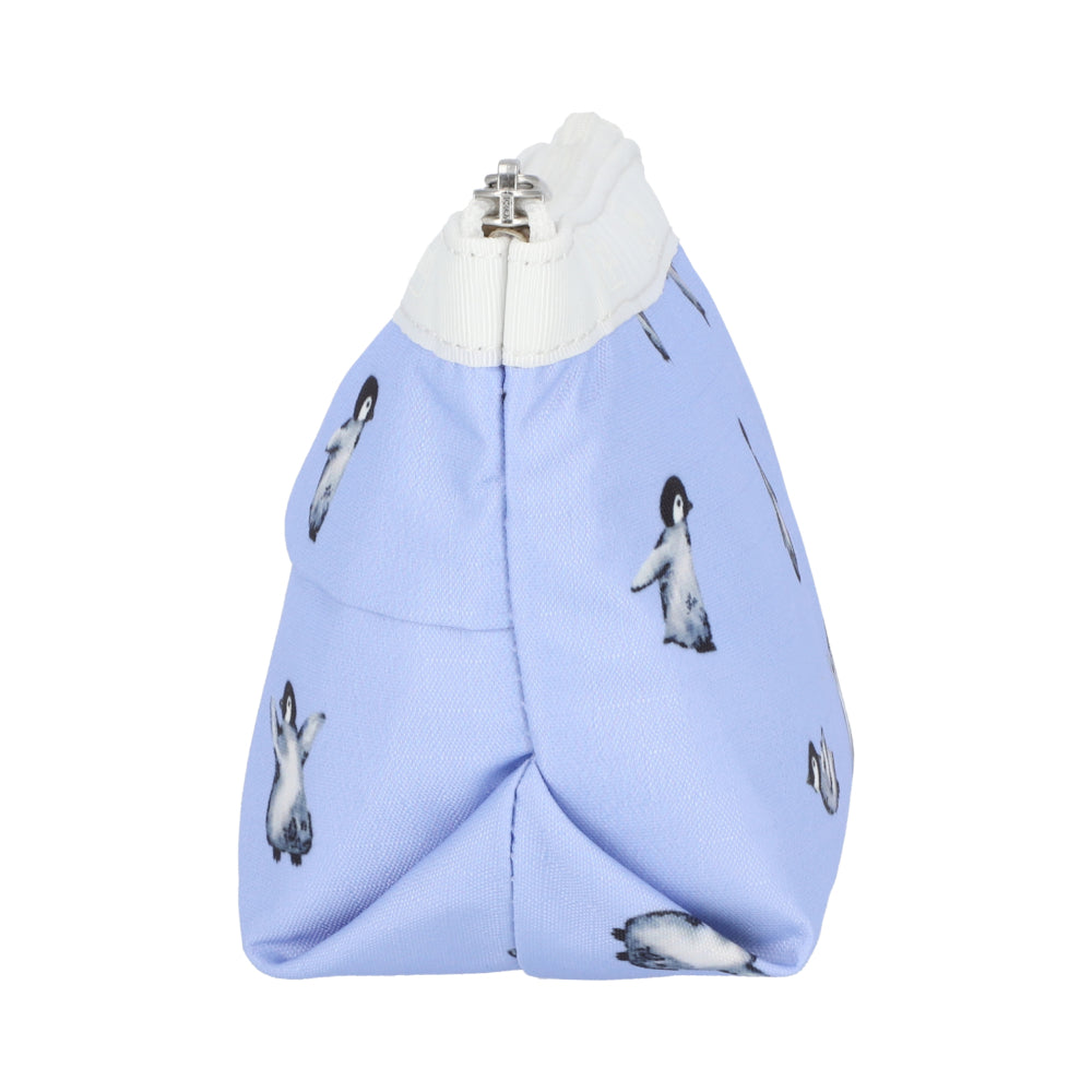 SMALL SLOAN COSMETIC 小梯形化妝包 - 雪地小企鵝