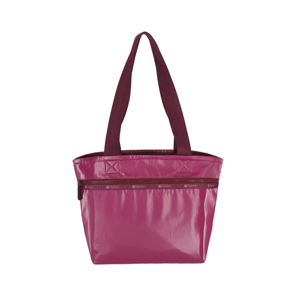 TWO HANDLE ZIP TOTE 兩用拉鍊托特包 - 閃耀莓紫