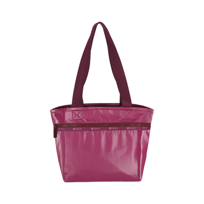 TWO HANDLE ZIP TOTE 兩用拉鍊托特包 - 閃耀莓紫