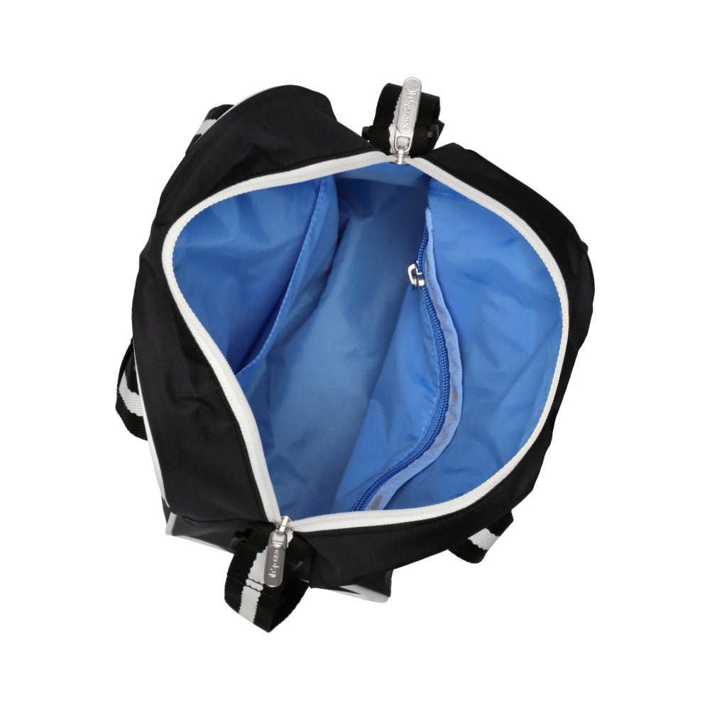 N/S MINI SATCHEL 迷你兩用斜背包 - 滾邊夜幕黑