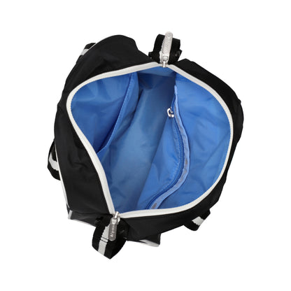 N/S MINI SATCHEL 迷你兩用斜背包 - 滾邊夜幕黑