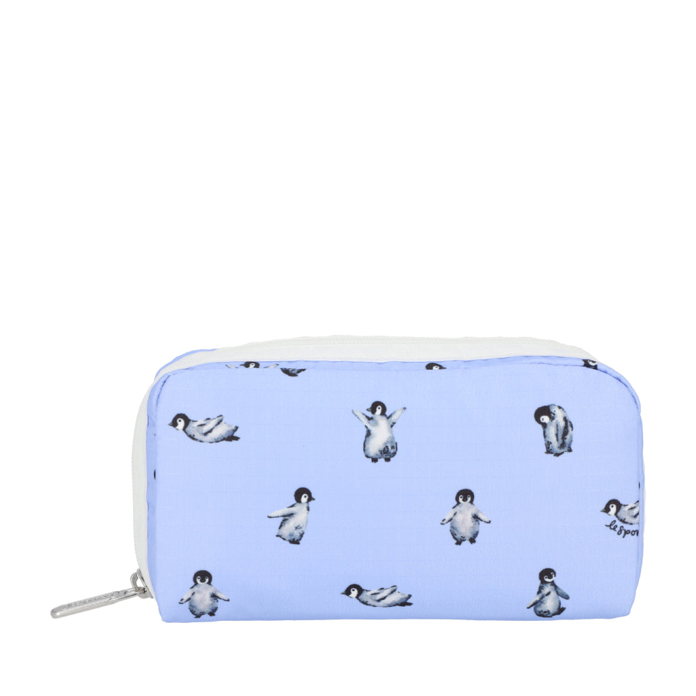 RECTANGULAR COSMETIC 長形化妝包 - 雪地小企鵝