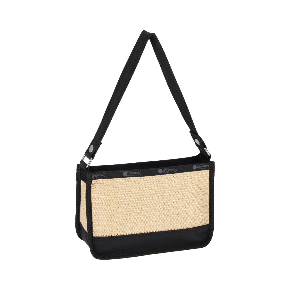 SMALL ZIP SHOULDER 小型拉鍊肩背包 - 拉菲永恆黑