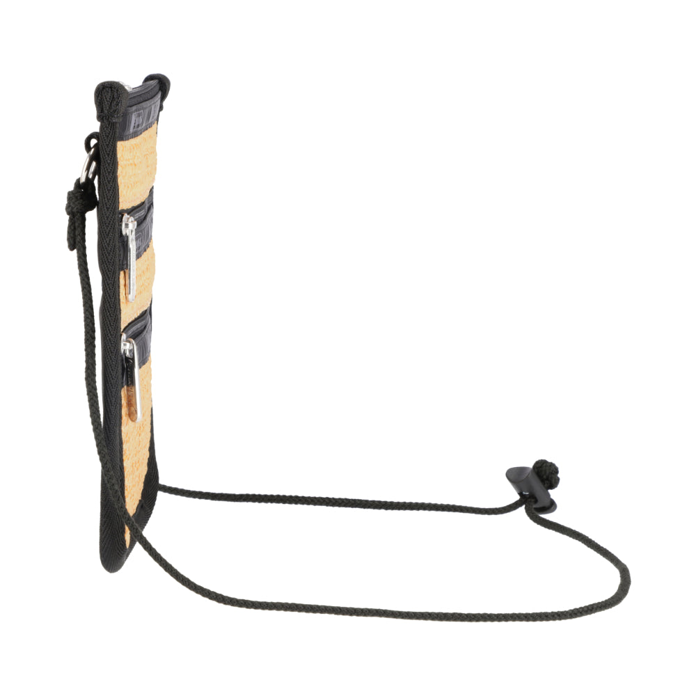 RAFFIA 3 ZIP XBODY三拉鍊斜背包 -拉菲永恆黑