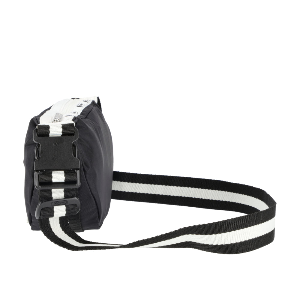 CONV SM SHOULDER BAG 小型半月包 - 滾邊夜幕黑