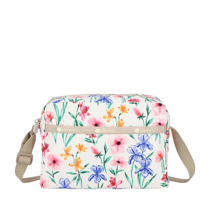 DANIELLA CROSSBODY 拉鍊斜背包 - 水彩花園