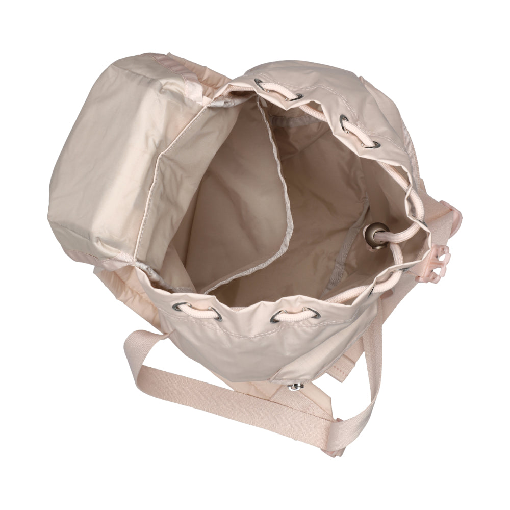 SMALL VOYAGER 小型掀蓋後背包 - 晨曦桃粉