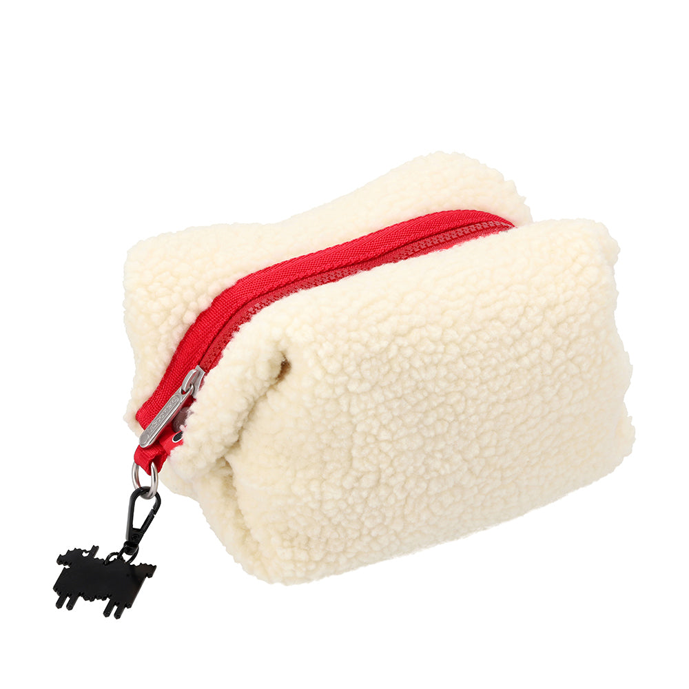 W&W CONVERTIBLE HOBO 兩用半月包 - W&W 絨毛奶霜