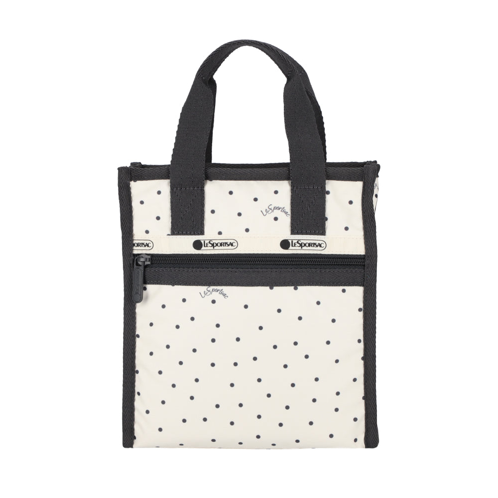 MINI N/S TOTE 迷你方型托特包 - 水玉點點