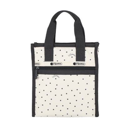 MINI N/S TOTE 迷你方型托特包 - 水玉點點