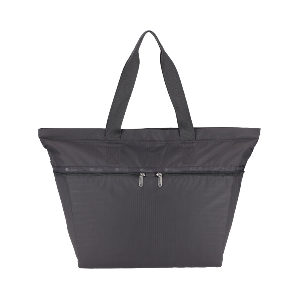 CARLIN ZIP TOP TOTE BAG 簡約兩側拉鍊托特包 - 夜幕灰