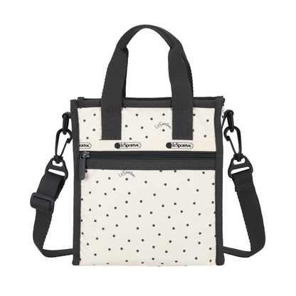 MINI N/S TOTE 迷你方型托特包 - 水玉點點