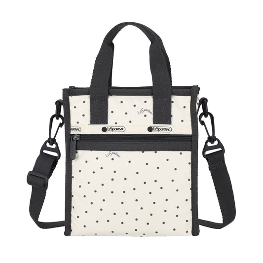 MINI N/S TOTE 迷你方型托特包 - 水玉點點